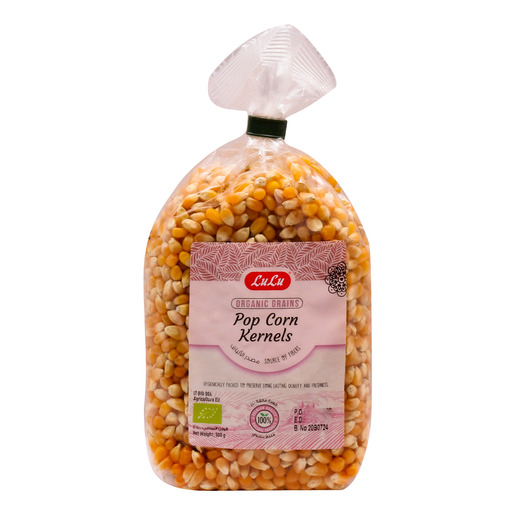 Buy Lulu Organic Pop Corn Kernels 500g Online - Lulu Hypermarket UAE