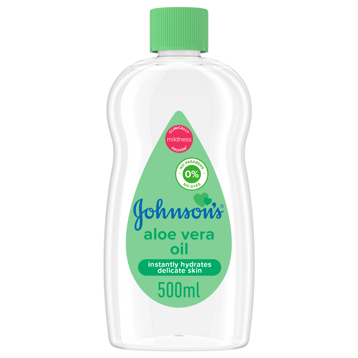 Buy Johnson S Oil Aloe Vera Oil 500ml Online Lulu Hypermarket Ksa