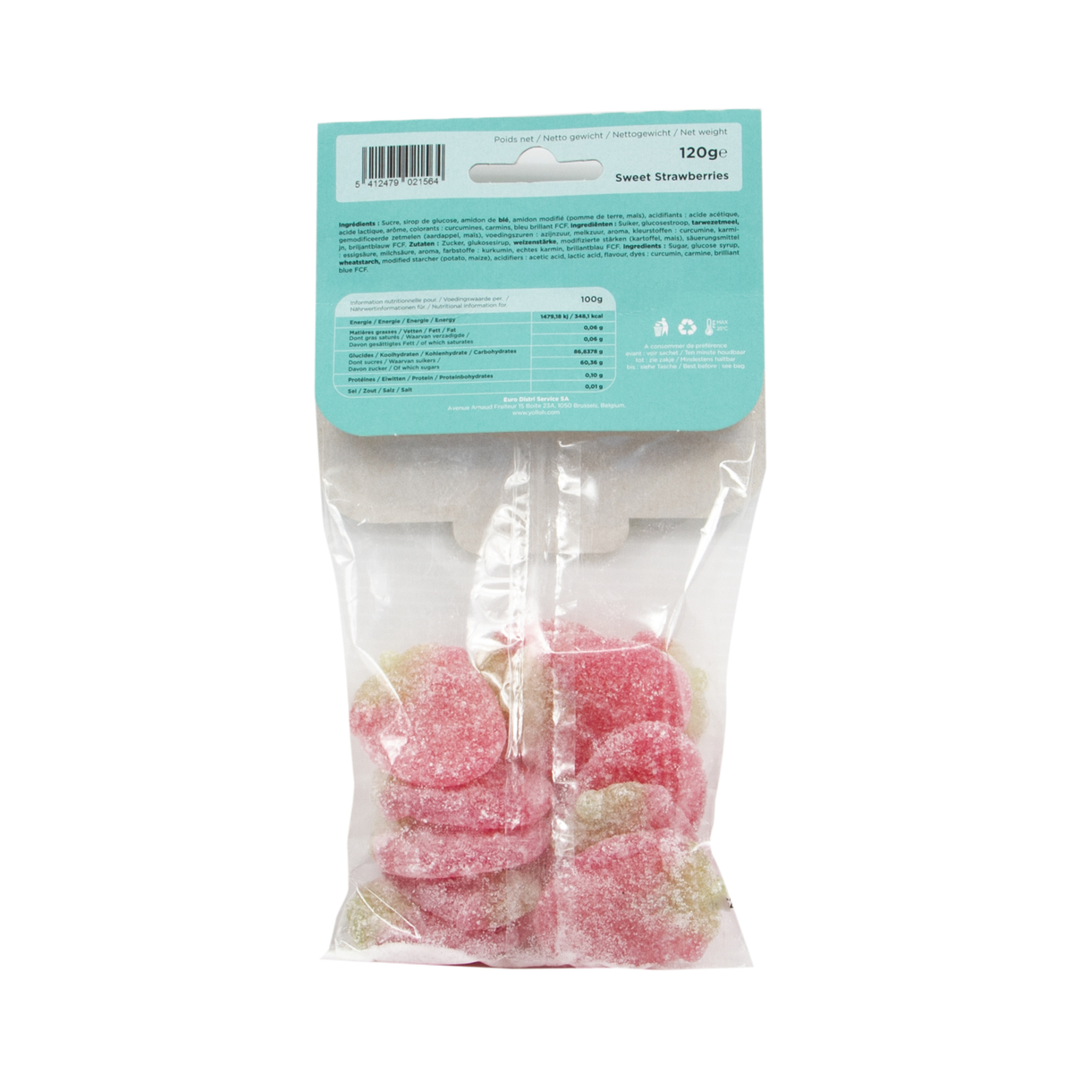 Yolloh Taste Of Pleasure Sweet Strawberries 120g Online At Best Price Candy Bags Lulu Qatar 7931
