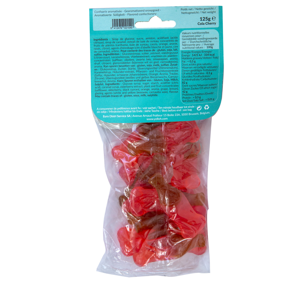 Yolloh Cola Cherry 125g Candy Bags Lulu Uae 3003