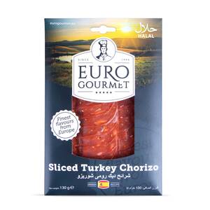 Euro Gourmet Sliced Turkey Chorizo 130 g