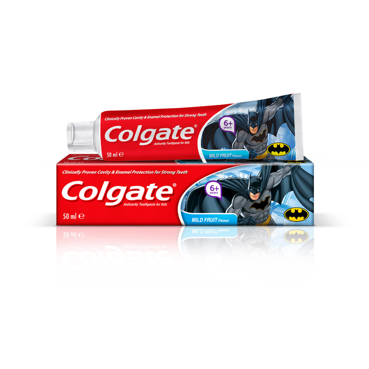 قم بشراء كولجيت معجون اسنان للاطفال 6 سنوات باتمان 50 مل من الموقع من لولو هايبر ماركت tooth paste