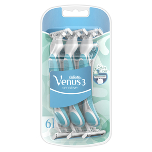 Venus Simply 3 Sensitive Women's Disposable Razors 6 pcs