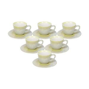 Tom Smith Cup & Saucer 6oz PL-793 12pcs KIC