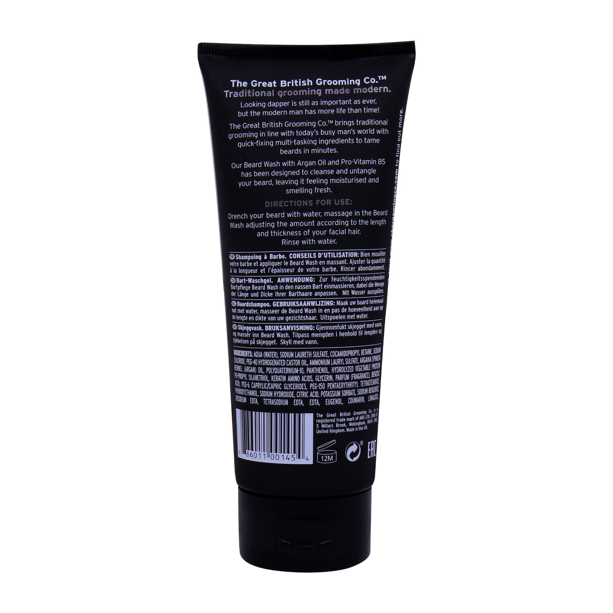 The Great British Grooming Co. Beard Wash 200ml | M/Beard&Mostch Clrnt ...