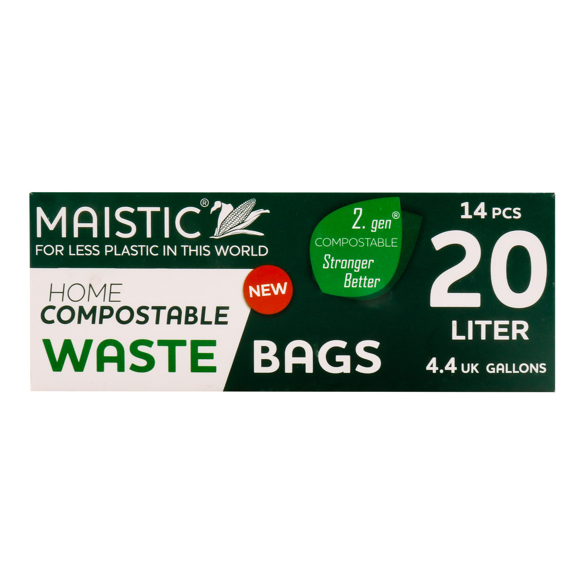 Maistic Home Compostable Waste Bags 20 Litre 14 pcs