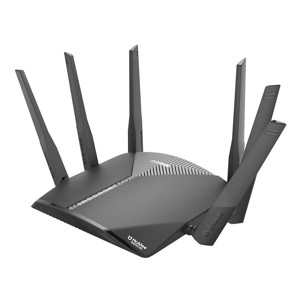 D-Link DIR-3060, EXO AC3000 Smart Mesh WI fi Gaming Router, Tri-band, 802.11 AC Wave 2 with MU-MIMO, Gigabit WAN, 4 x Gigabit LAN, Alexa Compatible, Built-In Mcafee Protection