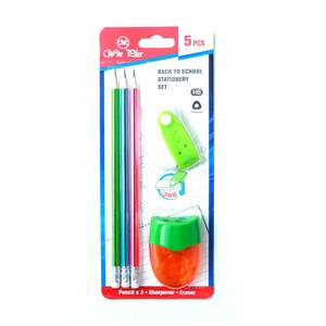 Win Plus HB Pencils 3's + Sharpener + Eraser KR971849