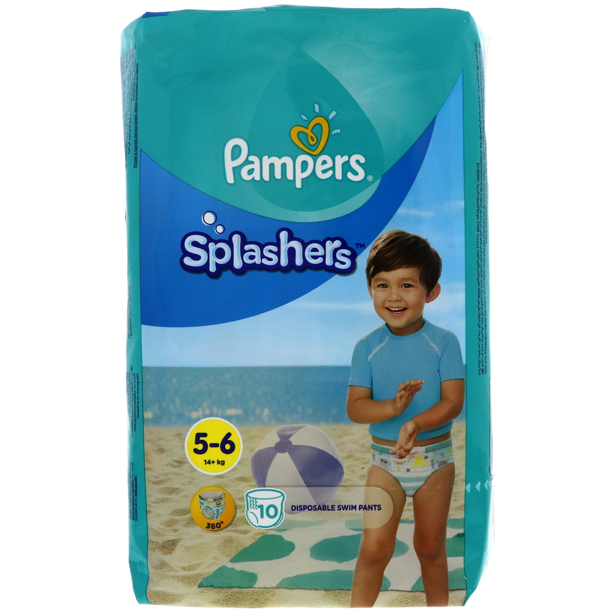 Pampers Splashers Pants Diapers Size 5-6, 14kg 10 Count Online at Best ...