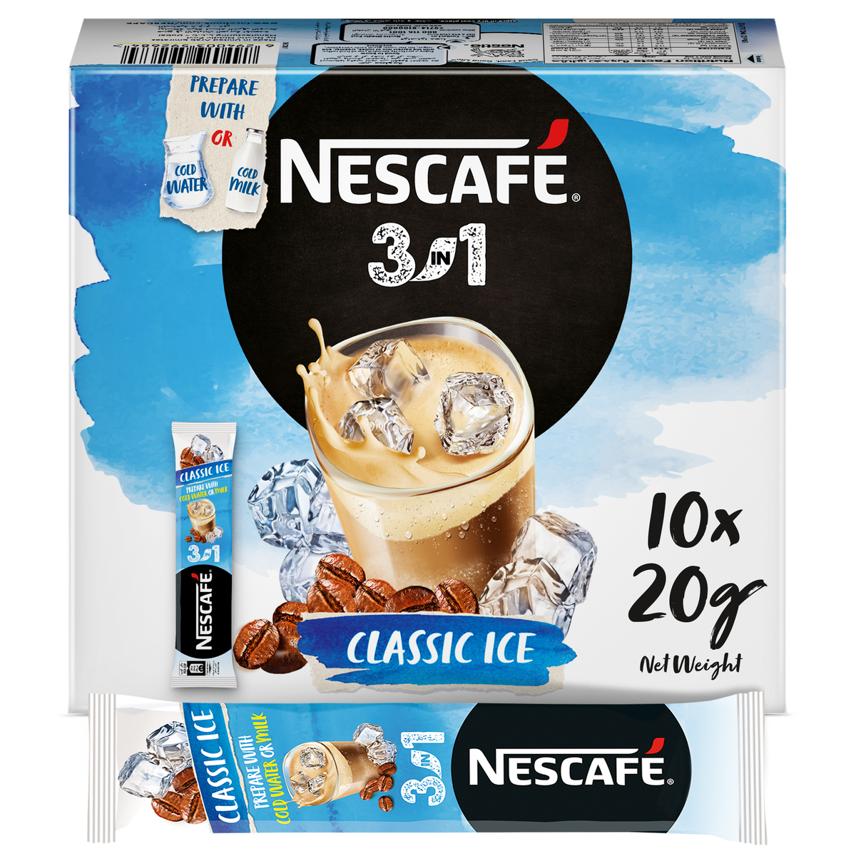 Buy Nescafe 3in1 Classic Ice Coffee Instant Mix 10 X 21g Online Lulu Hypermarket Uae 