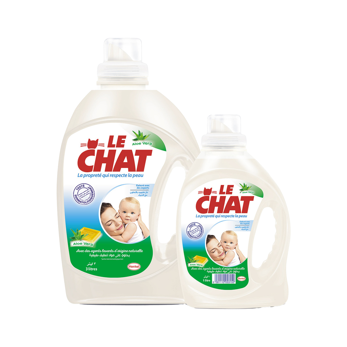 Le Chat Liquid Detergent Sensitive Aloe Vera 3litre 1litre Online At Best Price Liquid Detergent Lulu Qatar