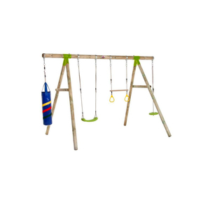 Plum Capuchin Wooden Swing Set 27523