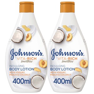 Johnson's Vita Rich Smoothies Indulging Body Lotion 400 ml 1+1