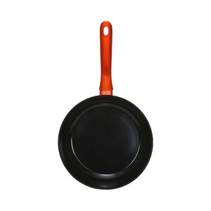 Chefline Induction Base Ceramic Natural Coating Fry Pan, 28 cm, Red, DZJ28