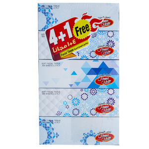 Home Mate Facial Tissue 2ply 200 Sheets 4+1