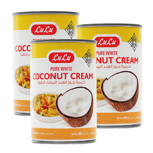 Lulu Coconut Cream 3 x 400 ml