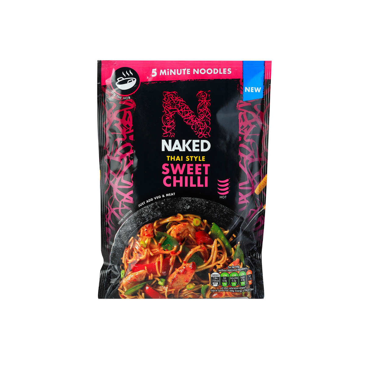 Naked Noodles Thai Style Sweet Chilli Hot 100g Online At Best Price Instant Noodle Lulu 