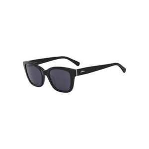 Longchamp Women's Sunglass 632SP53 Black Modified Rectangle Black