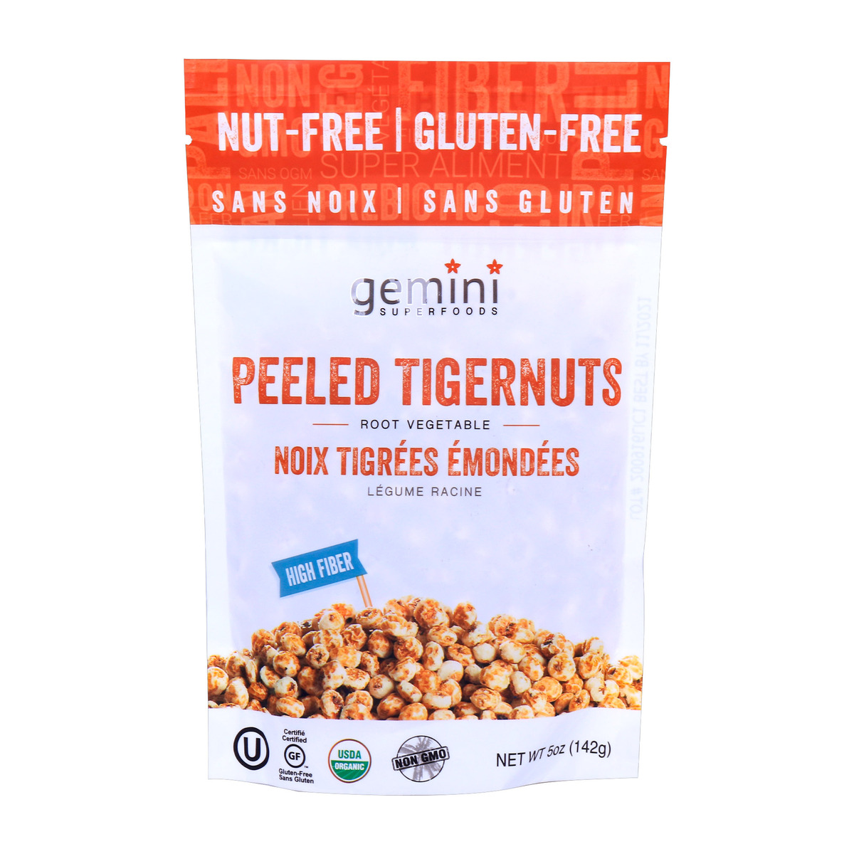 Gemini Organic Peeled Tiger Nuts 142g Organic Food Lulu Qatar