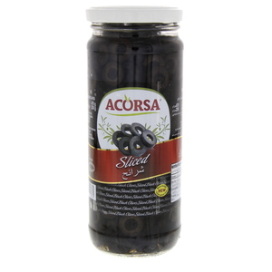 Acorsa Black Olives Sliced 230 g