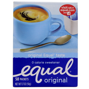 Equal Original Zero Calorie Sweetener Packets 50pcs