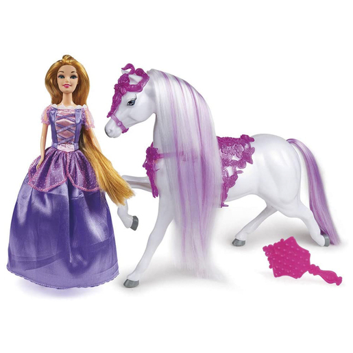 rapunzel and horse doll