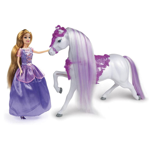 rapunzel and horse doll