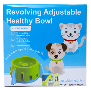 Pet Zone Revolving Adjustable Healthy Bowl For Pets 790-22