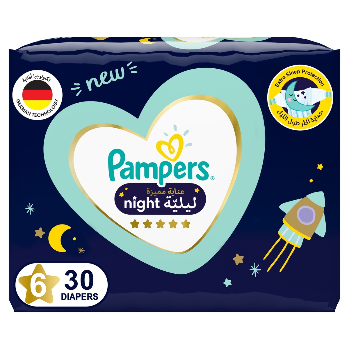 Pampers Premium Care Night Diapers Size 6 14+kg 30pcs Online at Best