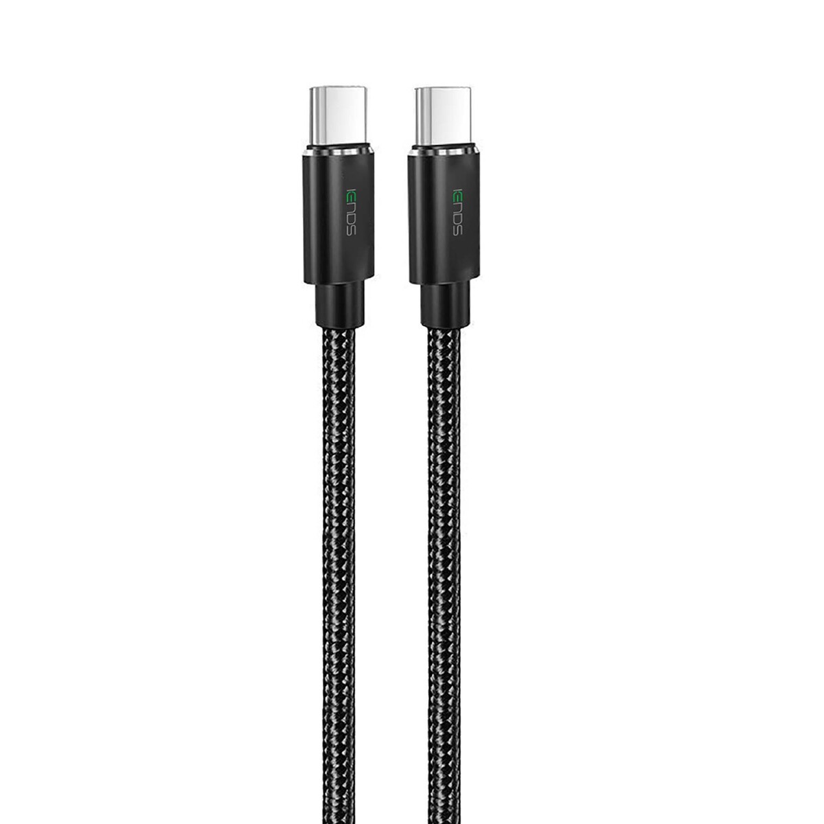 Iends Dual Type-C Charge and Sync Cable CA588, Black