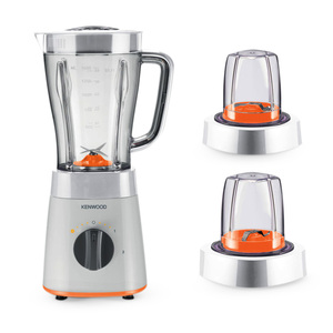 Kenwood Blender, 500W, 2L Jar, 2 Speeds + Pulse, 2 Multi Mills, White - OWBLP15.360WH