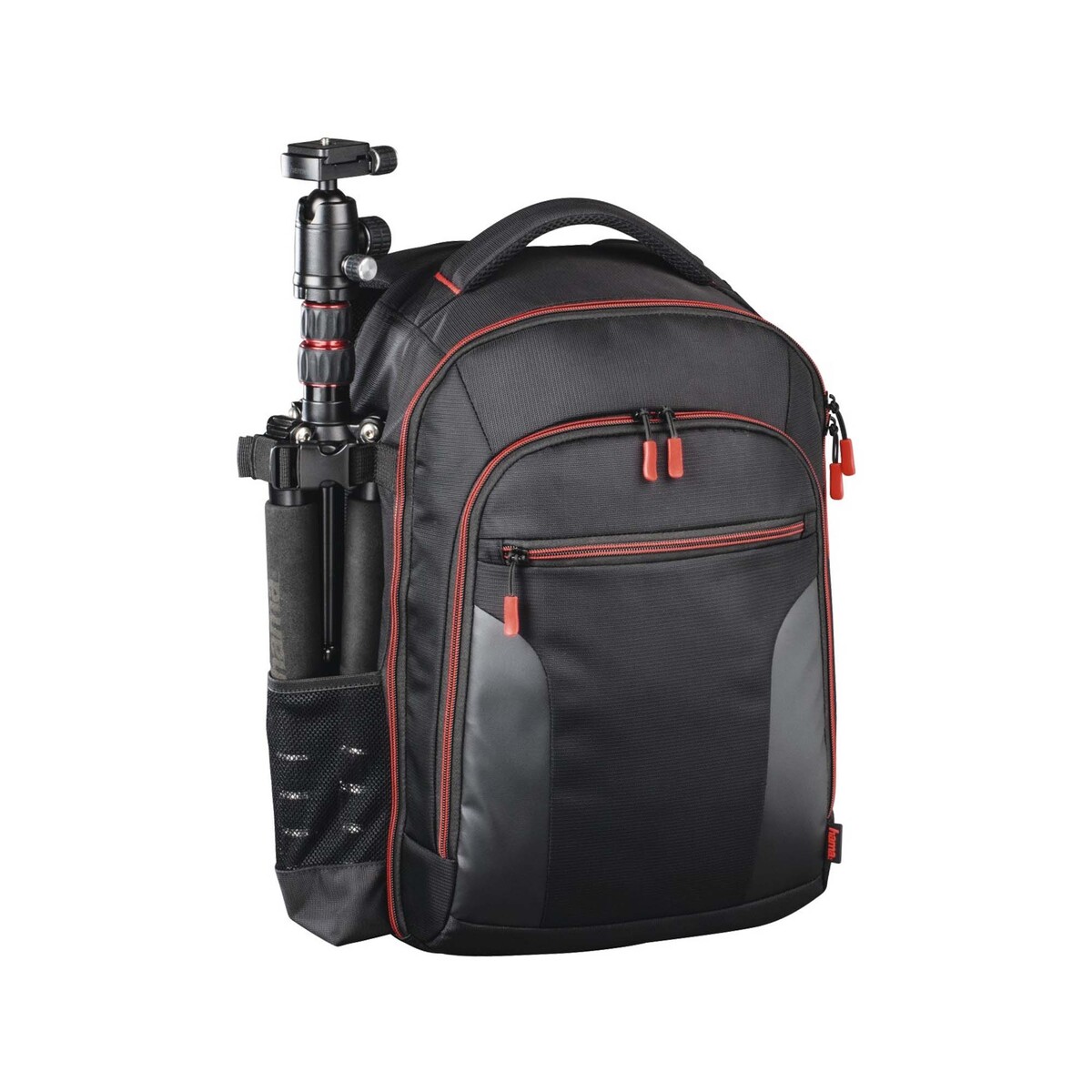 Hama Miami 139855 Camera Backpack, 190, Black/red