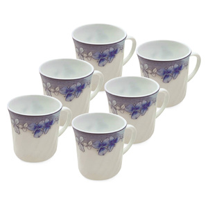 Chefline Opal Mug Set 250cc W6D Decal 6pcs