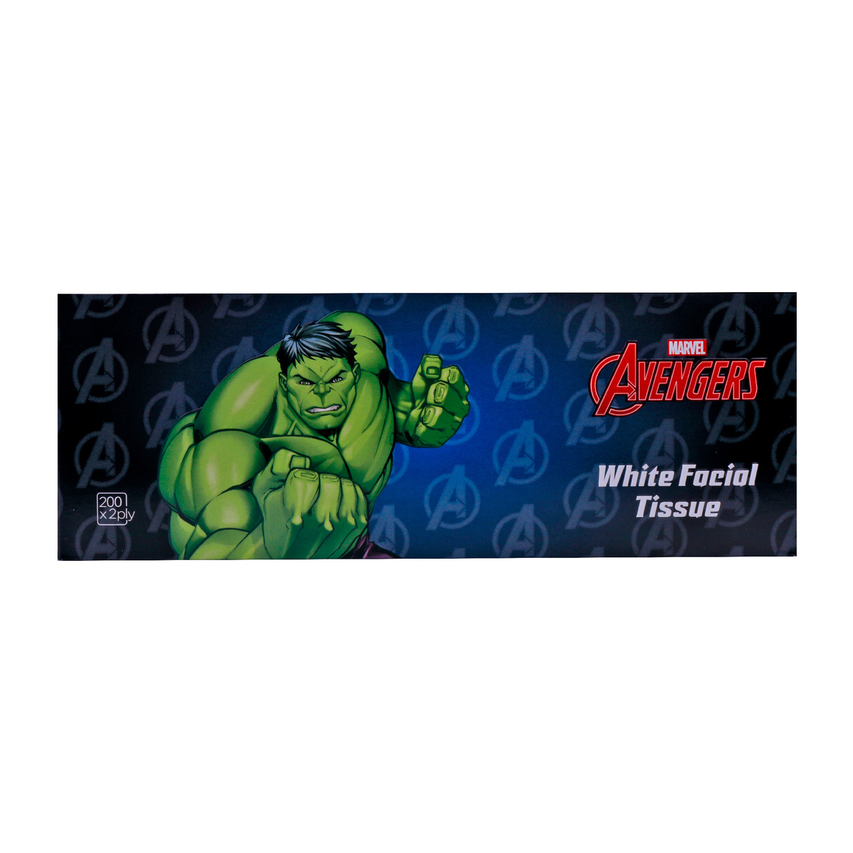 LuLu Marvel Avengers White Facial Tissue 2ply 5 x 200 Sheets