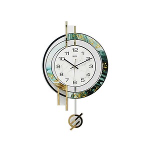 Maple Leaf Metal Wall Clock NYK057