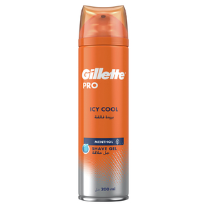 Gillette Pro Shave Gel Icy Cool Menthol 200 ml