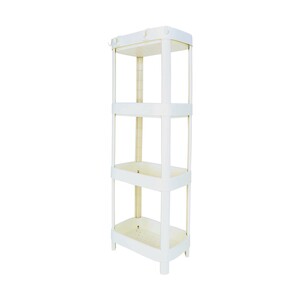 Home Plastic Storage Shelf IKE-21 Size: L36xW23xH100cm