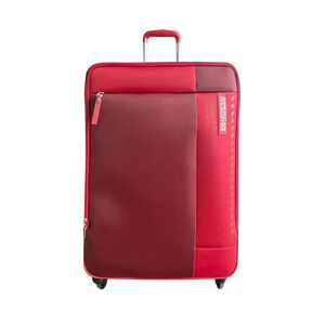 American Tourister Marina 4 Wheel Soft Trolley, 57 cm, Red