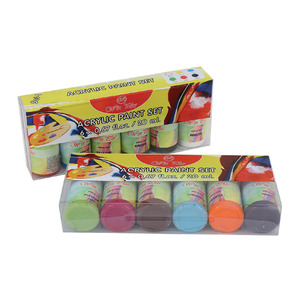 Win Plus Acrylic Color Set 20ml 6pcs Assorted Per Set