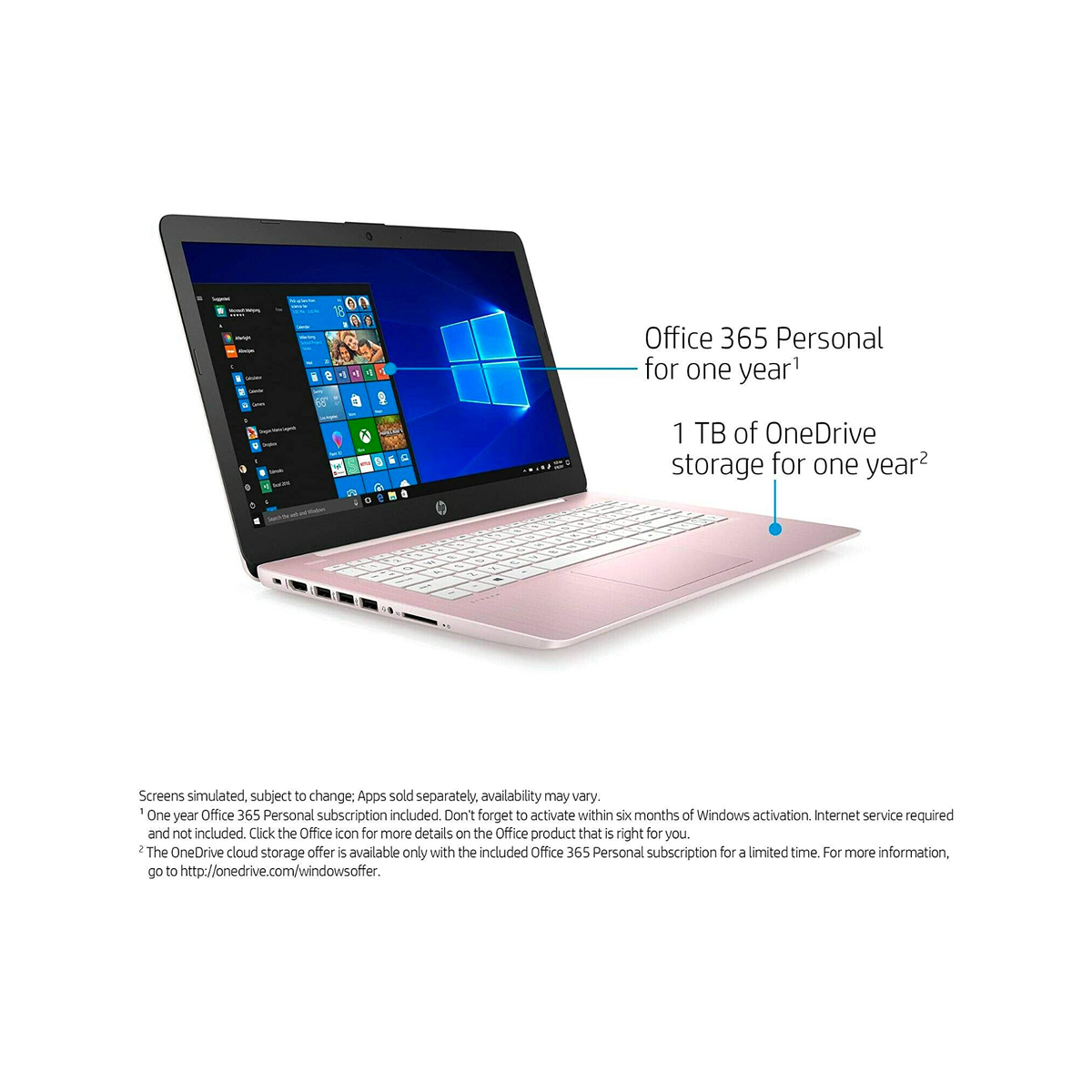 قم بشراء Hp Stream 14 Pink Cb172wmintel Celeron4gb Ram64gb Emmcintel Uhd Graphics140 Hd 6375