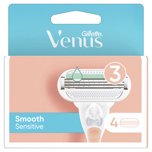 Venus Smooth Sensitive Women's Razor Blade Refills 4 pcs