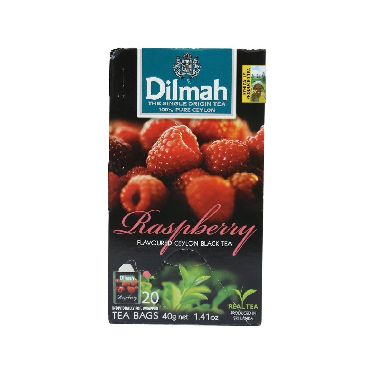 Dilmah Black Tea With Raspberry 20 Teabags Black Tea Lulu Egypt