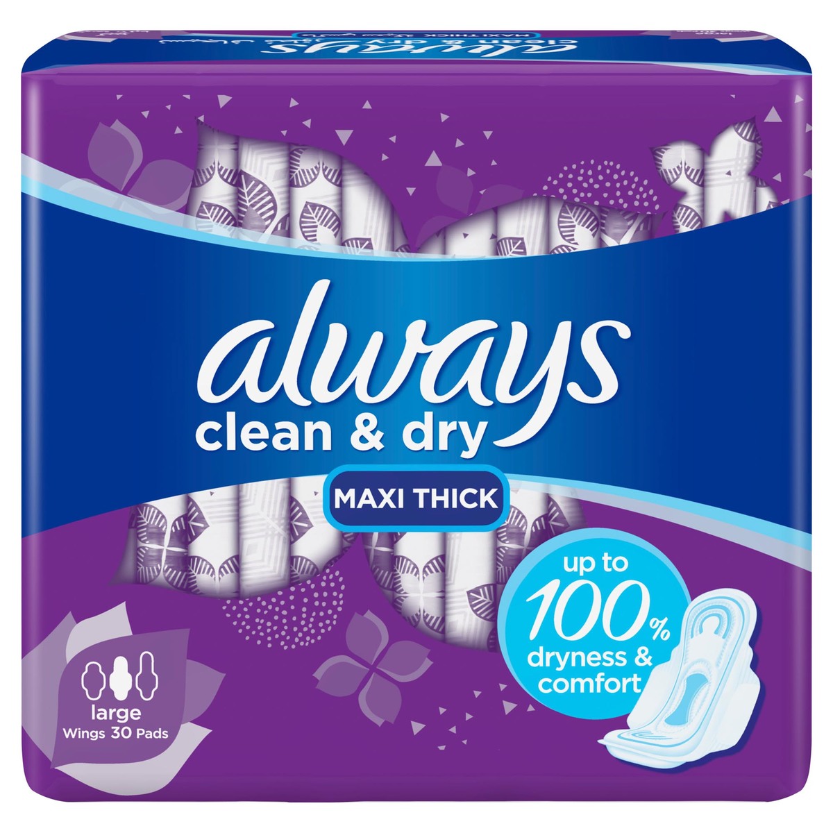 always-clean-dry-maxi-thick-large-sanitary-pads-with-wings-30pcs