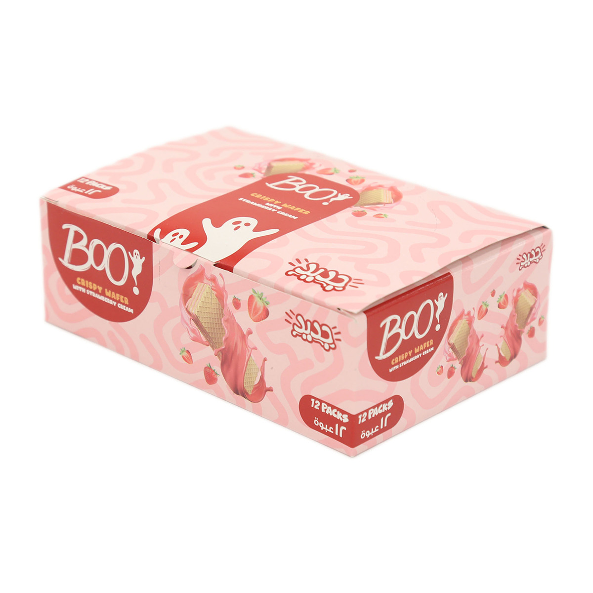 Boo Crispy Strawberry Cream Wafer 45 g Online at Best Price | Wafer ...