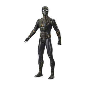 Spiderman Titan Hero Series Black & Gold Suit Spider-Man Action Figures F2438