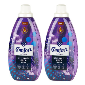 Comfort Ultimate Care Concentrated Fabric Softener Lavender & Magnolia 2 x 1 Litre