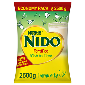 Nestle Nido Fortified Milk Powder Rich in Fiber Economy Pack 2.5 kg