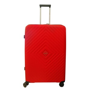 VIP Quad 4Wheel Hard Trolley 55cm Red