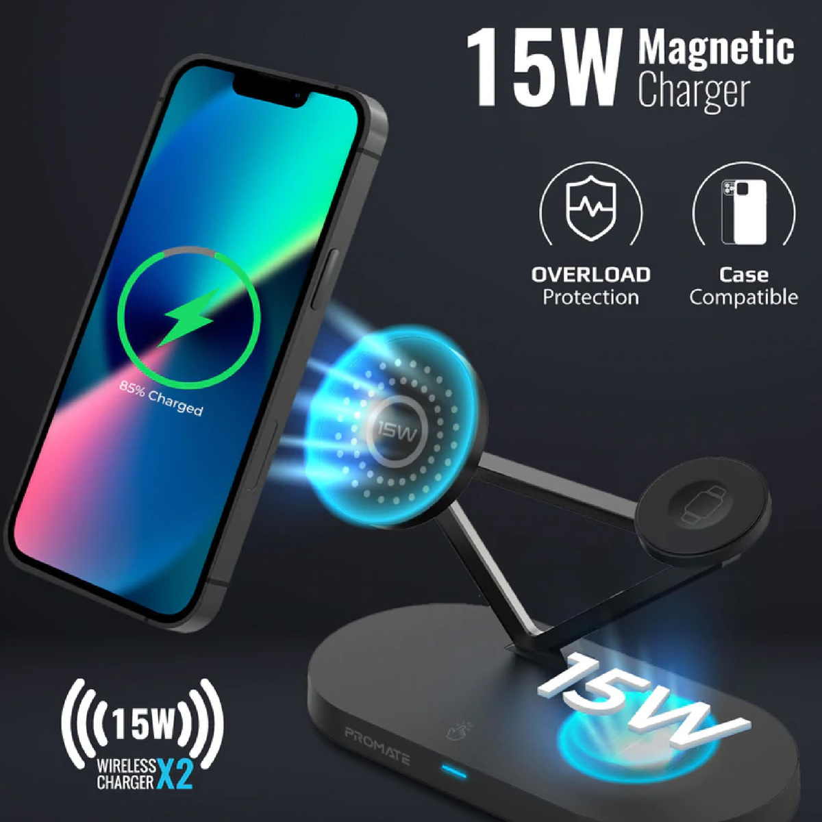 Promate 5 in1 Wireless Charging Station PentaWave Online at Best Price ...