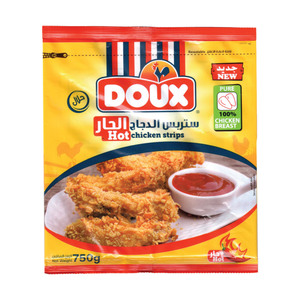 Doux Hot Chicken Strips 750 g